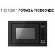 PLADOS MICRO10 / K2 FORNO A MICROONDE CRISTALLO NERO